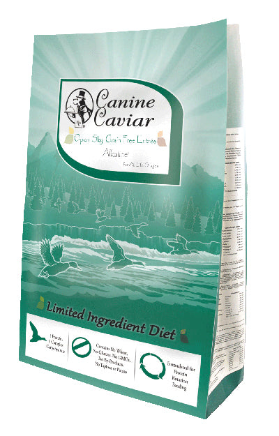 Canine Caviar Open Sky Duck & Chickpea Dry Dog Food 24lb - Poudre Pet and Feed Supply